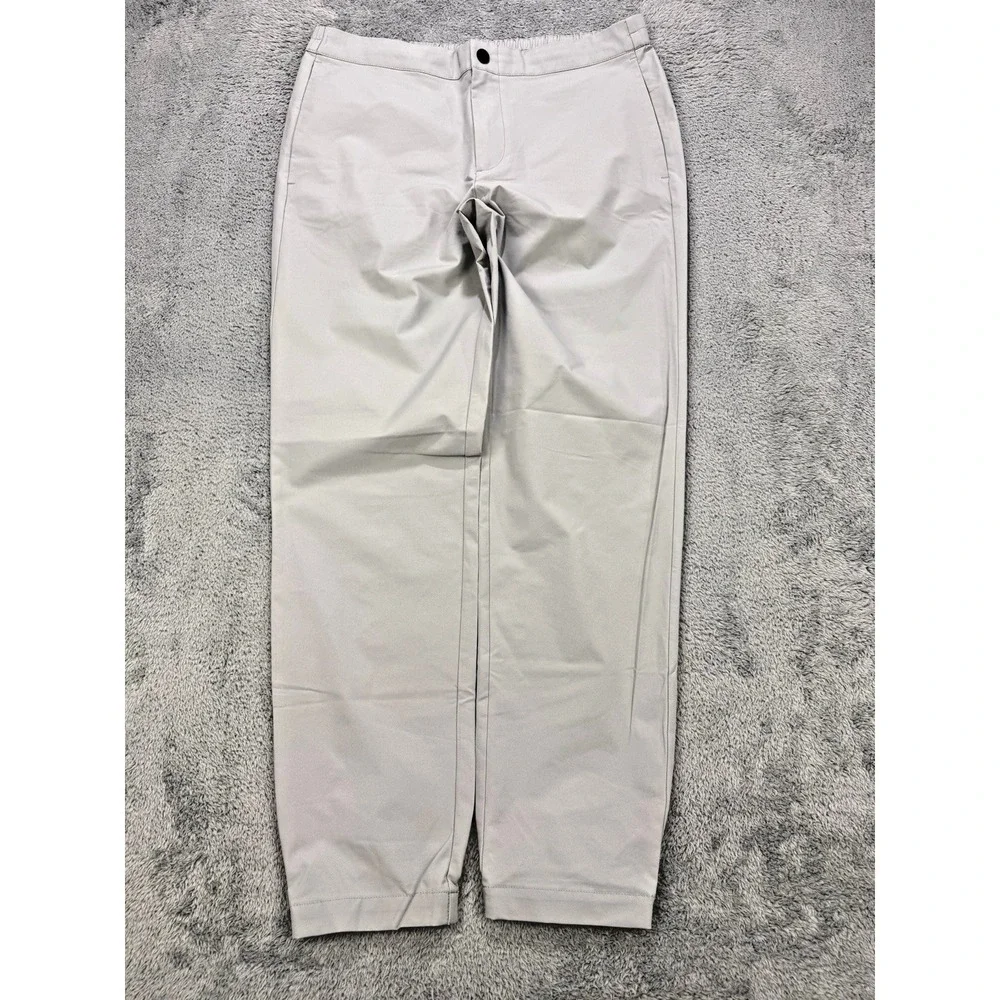 Banana‎ Republic Pant Men 34 Gray Athletic Slim Performance Golf Hiking Tech